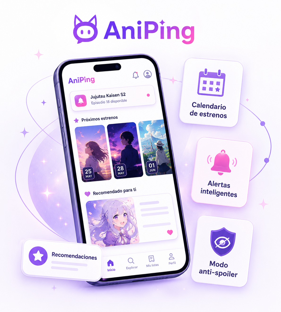 Funciones principales de AniPing