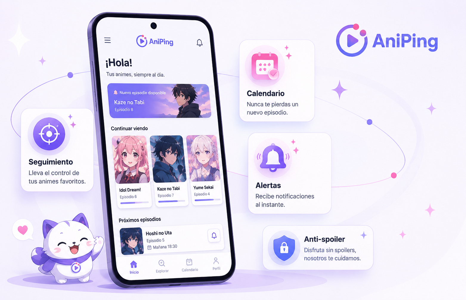 Captura promocional de AniPing